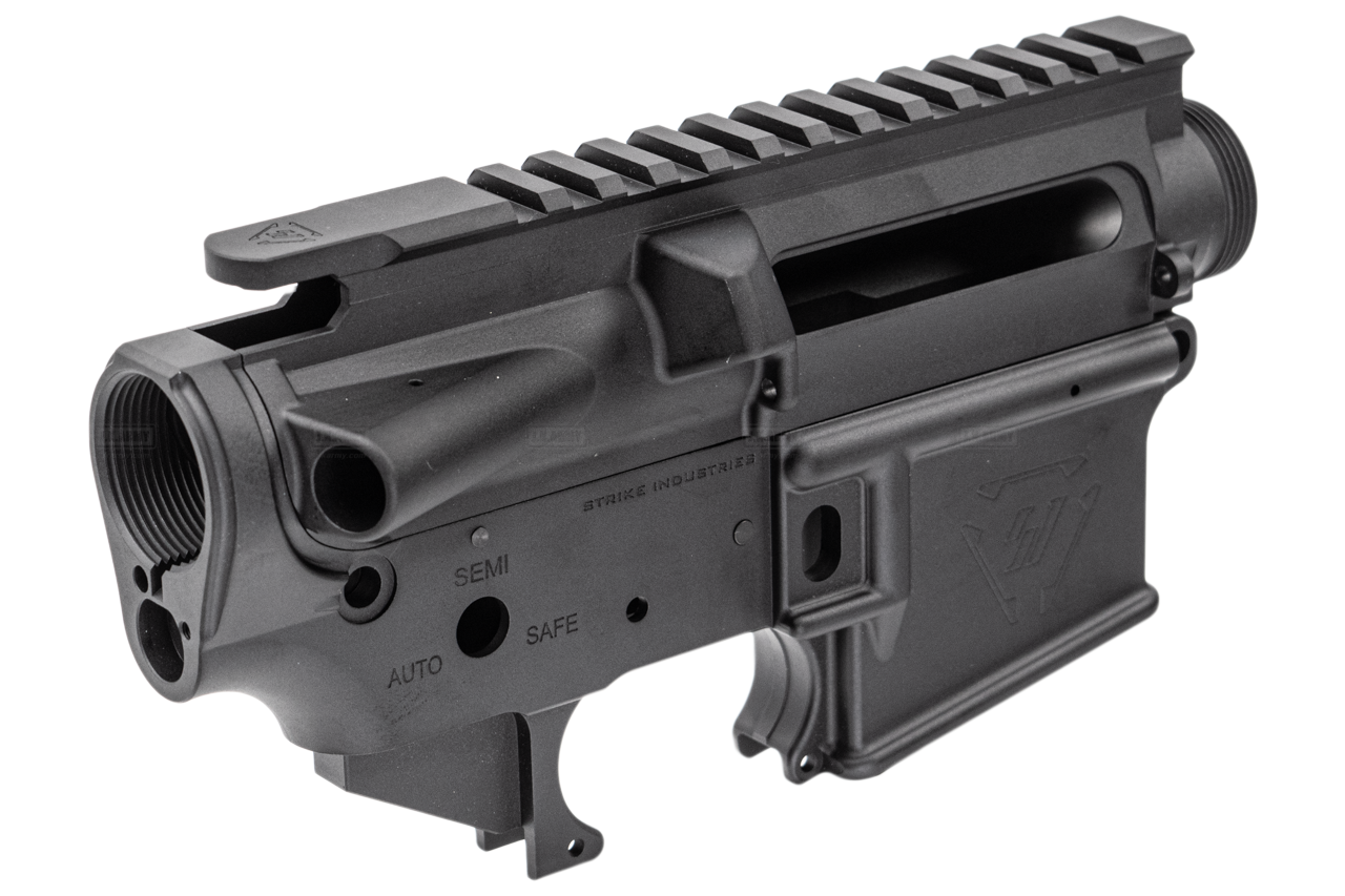 G&P MWS Forged Aluminum SI M4 Receiver Set with Hop Up Chamber ( Licensed by Strike Industries ) ( Anodized Black Finish ) ( TM MWS )