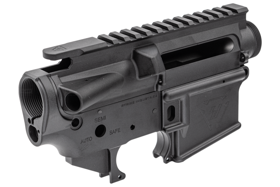 G&P MWS Forged Aluminum SI M4 Receiver Set with Hop Up Chamber ( Licensed by Strike Industries ) ( Anodized Black Finish ) ( TM MWS )