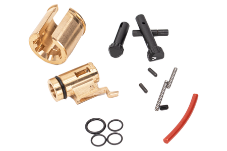 G&P MWS Forged Aluminum SI M4 Receiver Set with Hop Up Chamber ( Licensed by Strike Industries ) ( Anodized Black Finish ) ( TM MWS )