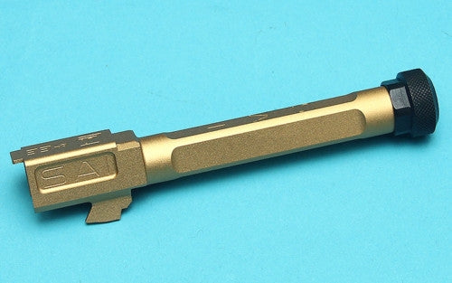G&P EMG SAI BLU Threaded Outer Barrel For TM G Model 17 GBBP ( Gold )