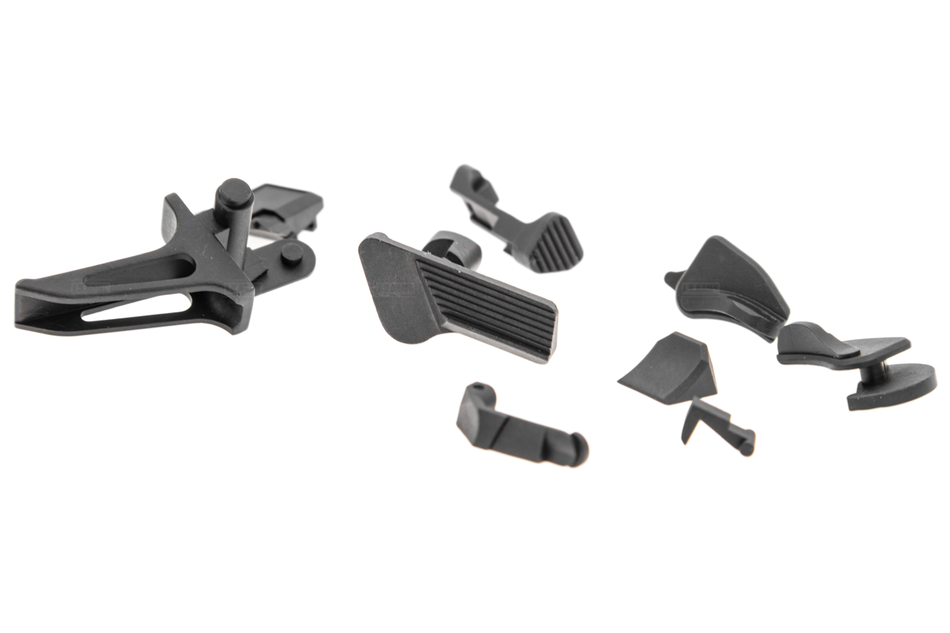 G&P Steel Parts Kit for SIG AIR / VFC P320 M17 M18 Airsoft GBB Pistol Series ( Trigger / Safety / End Plate / Slide Stop / Mag Catch )