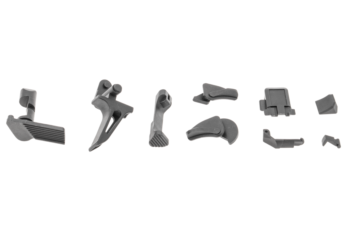 G&P Steel Parts Kit for SIG AIR / VFC P320 M17 M18 Airsoft GBB Pistol Series ( Trigger / Safety / End Plate / Slide Stop / Mag Catch )