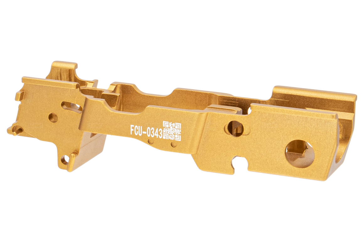 G&P CNC Aluminum Trigger / Hammer Unit Housing for SIG AIR / VFC P320 M17 M18 Airsoft GBB Pistol Series ( Gold )