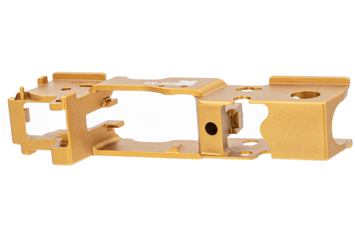 G&P CNC Aluminum Trigger / Hammer Unit Housing for SIG AIR / VFC P320 M17 M18 Airsoft GBB Pistol Series ( Gold )