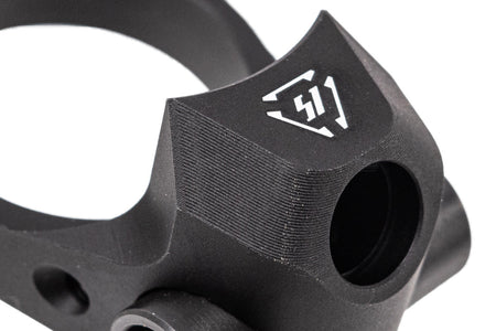 EMG Strike Industries Licensed Tribus Version 2 Castle Nut & End Plate Set For Marui TM MWS GBBR Series ( by G&P ) -Red