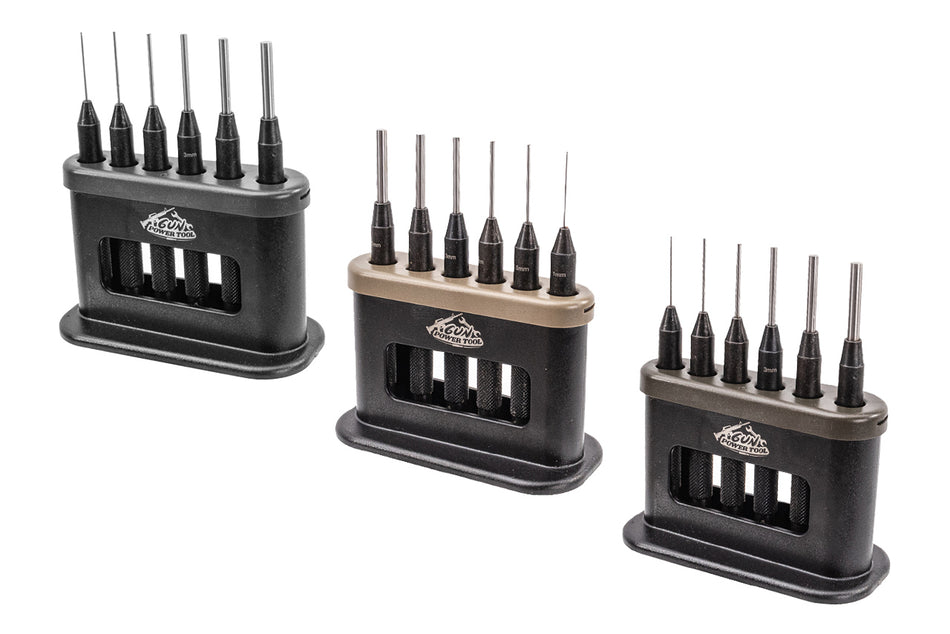 Gun Power Tool GPT Pin Punch Set ( 6 Pieces Set ) -Olive Drab