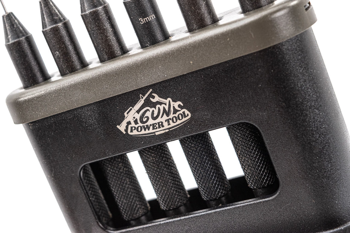 Gun Power Tool GPT Pin Punch Set ( 6 Pieces Set ) -Olive Drab