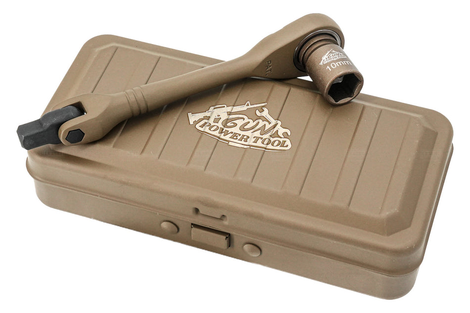 Gun Power Tool GPT 14-Piece Shell Ratchet Socket Tool Kit Set