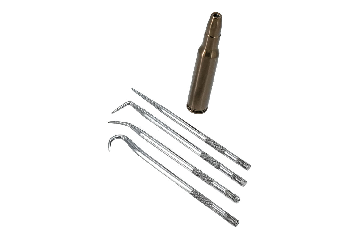 Gun Power Tool GPT 7.62 NATO Tactical Spec Type 5-Piece Multi-Pick Tool Kit-Olive Drab