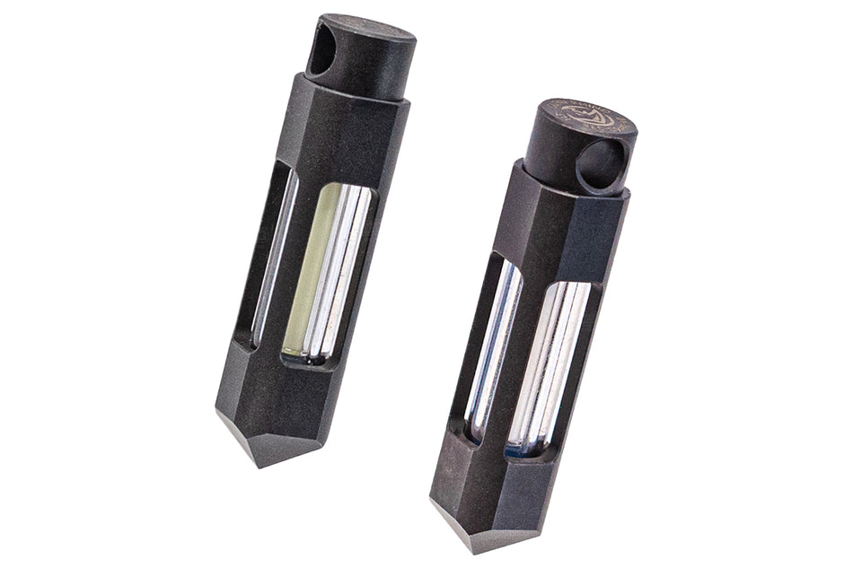 Glow Rhino CNC Steel Tritium Glow Fob -Green