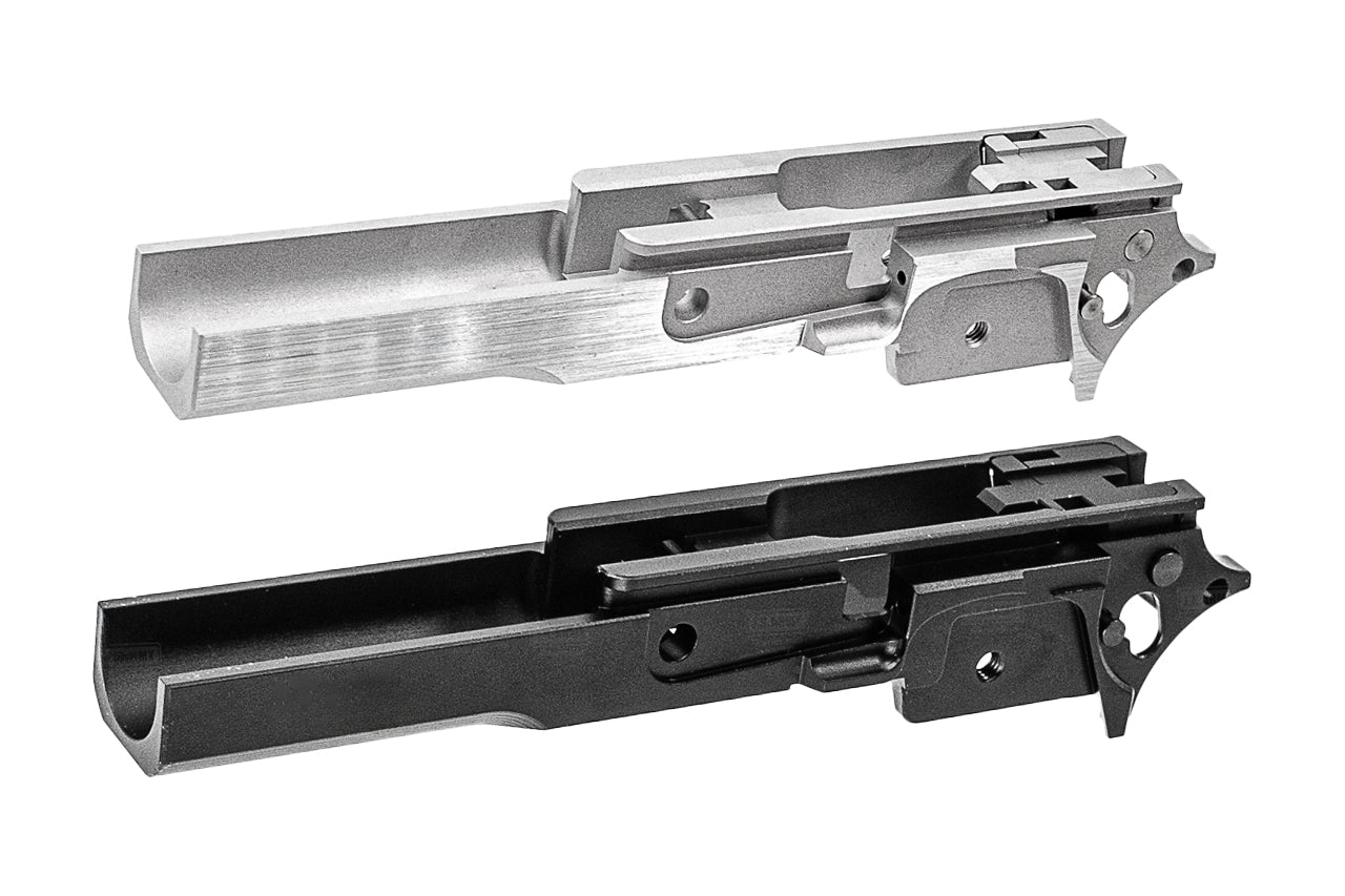 Gunsmith Bros Staccato Style 3.9″ Aluminum Advance Frame for Marui TM Hi-Capa GBBP Series-Silver
