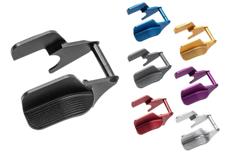 Gunsmith Bros Aluminum Shielded Thumb Safety For Marui TM Hi-Capa GBBP Series -Silver