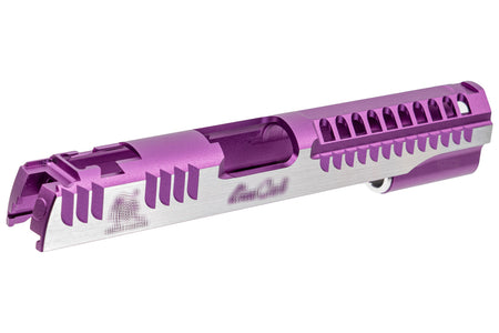 Gunsmith Bros Limcat Style Mutic Cuts Slide for TM Marui  Hi-Capa 4.3 / 5.1 GBB Pistol Airsoft ( Black / Grey / Blue / Purple / Gold / Red ) )-Blue