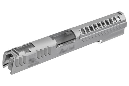 Gunsmith Bros Limcat Style Mutic Cuts Slide for TM Marui  Hi-Capa 4.3 / 5.1 GBB Pistoi Airsoft ( Black / Silver / Grey )-Silver