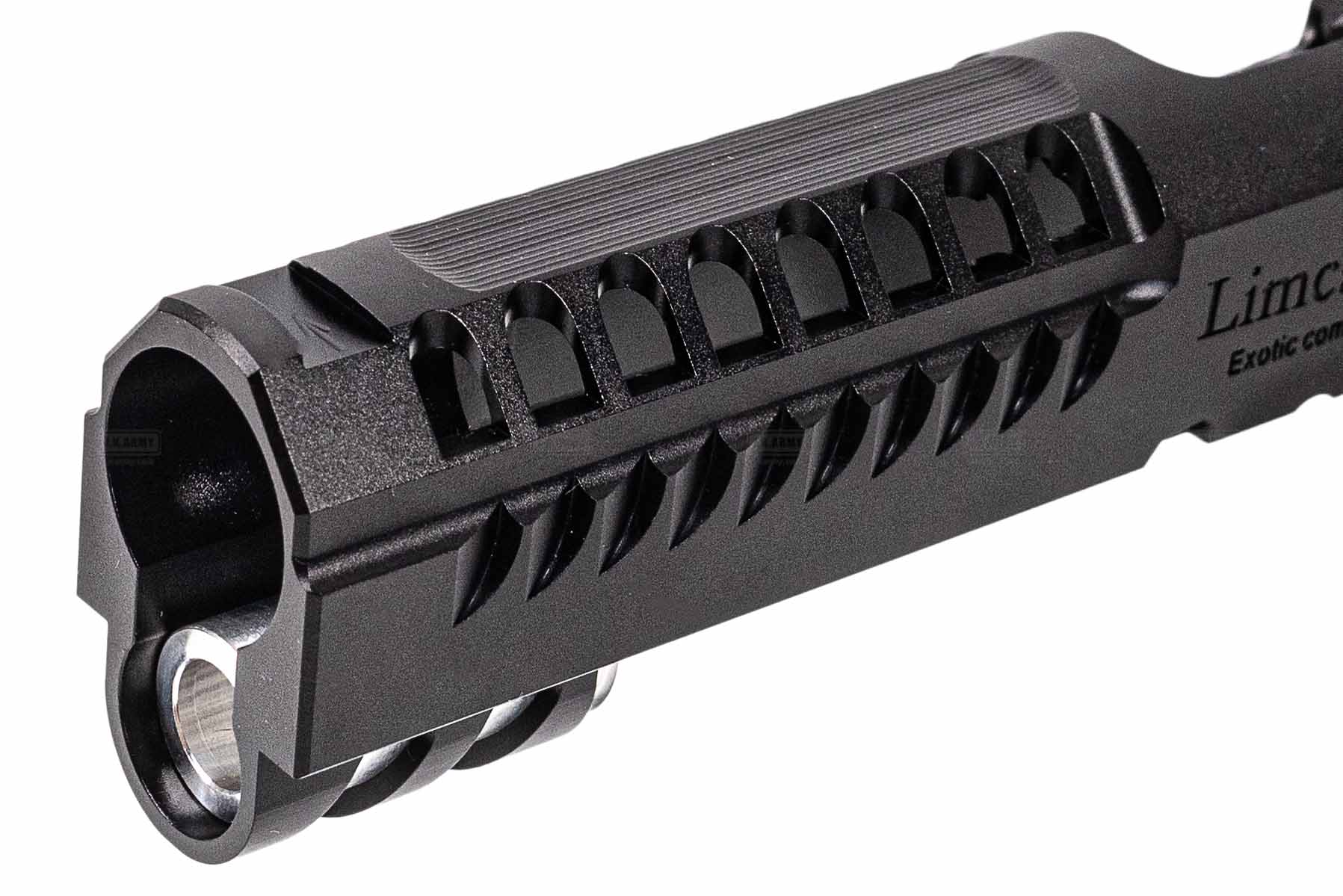 Gunsmith Bros Limcat Style Multi Cut 4.3" Single Slide For Marui TM Hi-Capa 4.3 GBBP Series-Silver