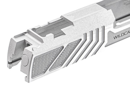 Gunsmith Bros Limcat Style WildCat Tracker Slide for Marui TM Hi-Capa 5.1 GBBP Series-Silver