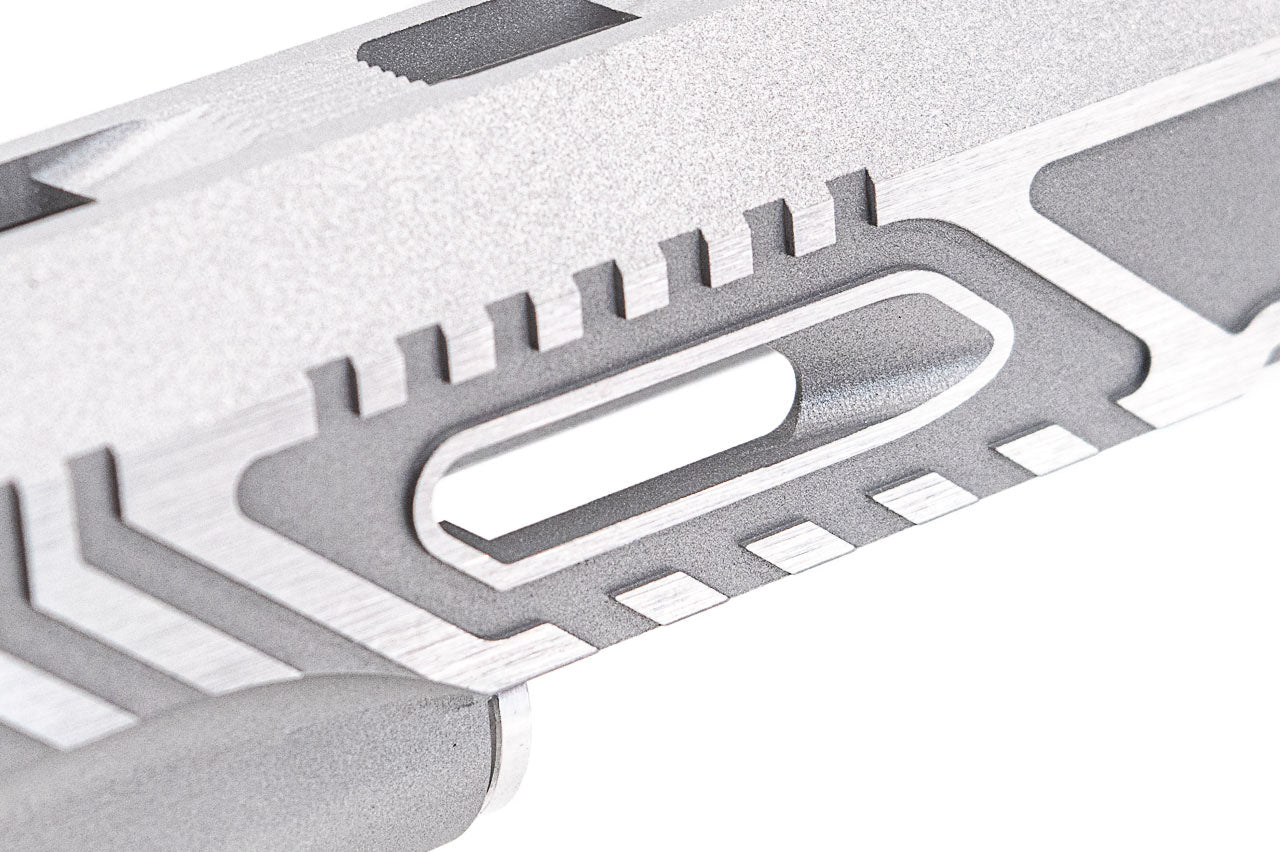 Gunsmith Bros Limcat Style WildCat Tracker Slide for Marui TM Hi-Capa 5.1 GBBP Series-Silver