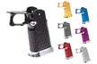 Gunsmith Bros CNC Aluminum HEX Style Grip For Marui TM Hi-Capa GBBP Series-Silver