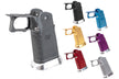 Gunsmith Bros CNC Aluminum Limcat Checker Style Grip For Marui TM Hi-Capa GBBP Series-Silver