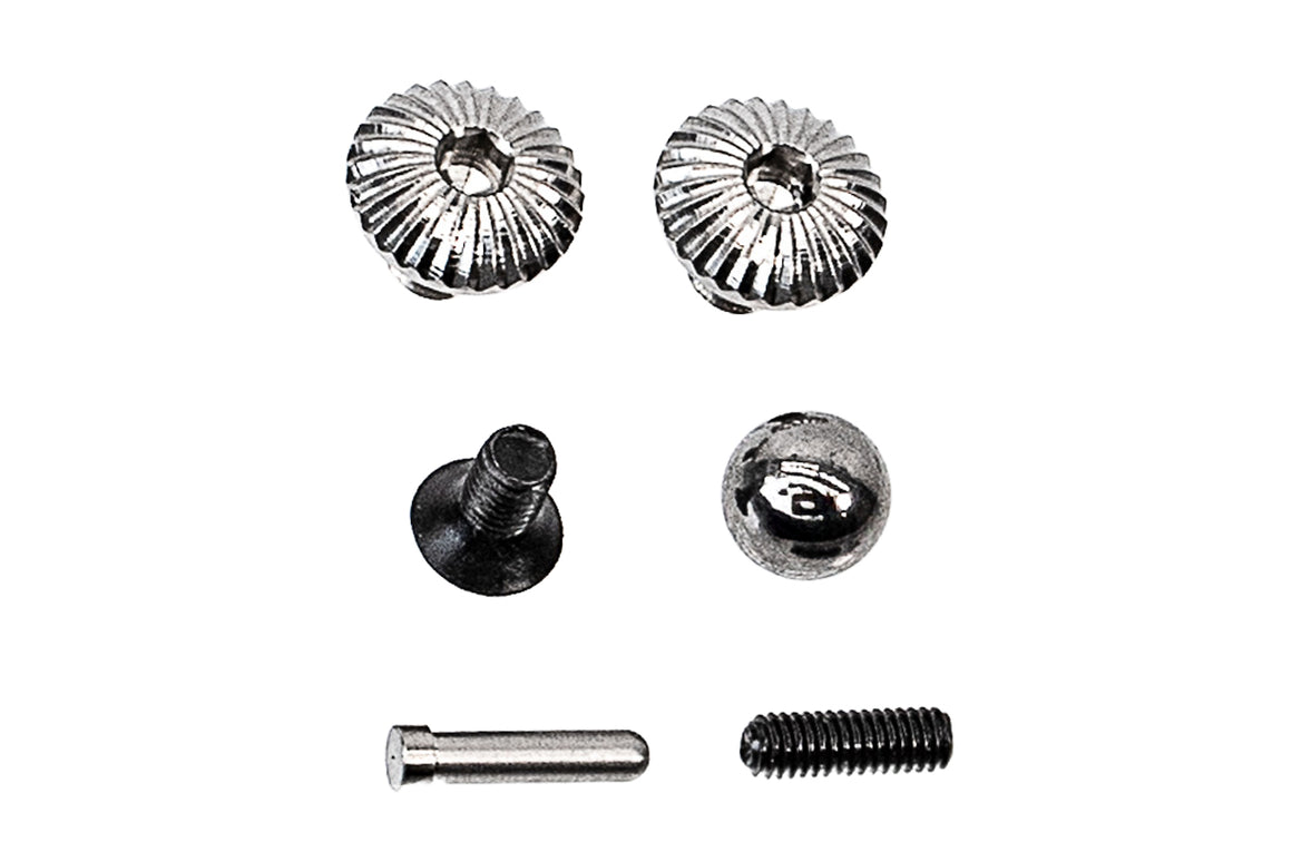 Gunsmith Bros CNC Aluminum Limcat Style Grip For Marui TM Hi-Capa GBBP Airsoft Series-Grey