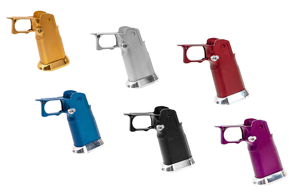 Gunsmith Bros CNC Aluminium Sand Paper Type Grip For TM Hi-Capa GBBP Airsoft Series-Purple