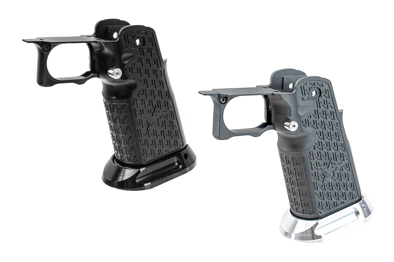 Gunsmith Bros CNC Aluminum ST* 2011 Style Grip For Marui TM Hi-Capa GBBP Series -Grey
