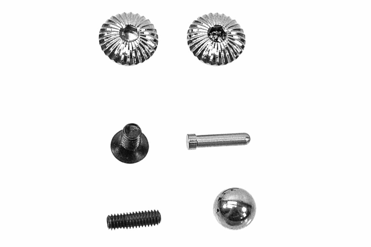 Gunsmith Bros CNC Aluminum ST* Star Style Sand Paper Grip For Marui TM Hi-Capa GBBP Series-Silver