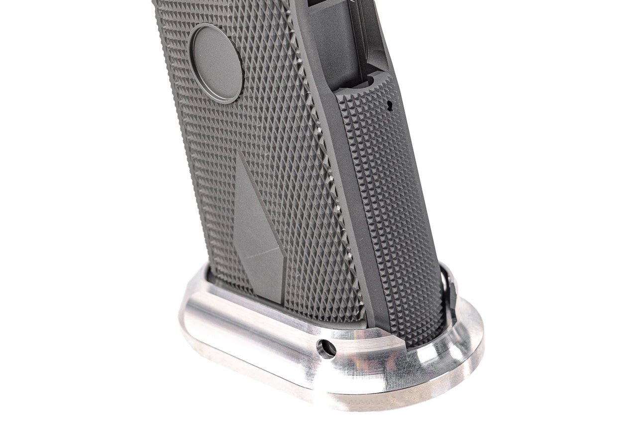 Gunsmith Bros CNC Aluminum SV Original Style Grip For Marui TM Hi-Capa GBBP Series -Silver