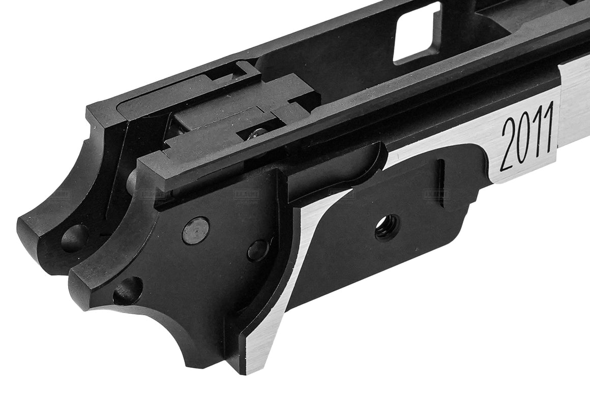 Gunsmith Bros CNC Aluminum STI Style 3.9" Frame For Marui TM Hi-Capa 5.1 GBBP Series -Silver