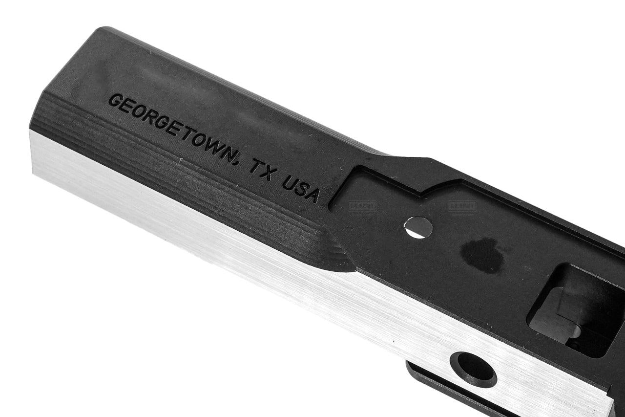 Gunsmith Bros CNC Aluminum STI Style 3.9" Frame For Marui TM Hi-Capa 5.1 GBBP Series -Silver