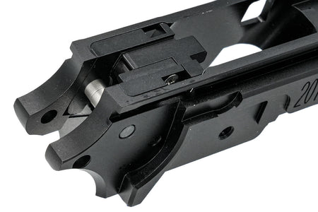 Gunsmith Bros CNC Aluminum STI Style 3.9" Tactical Rail Frame For Marui TM Hi-Capa GBBP Series -Silver