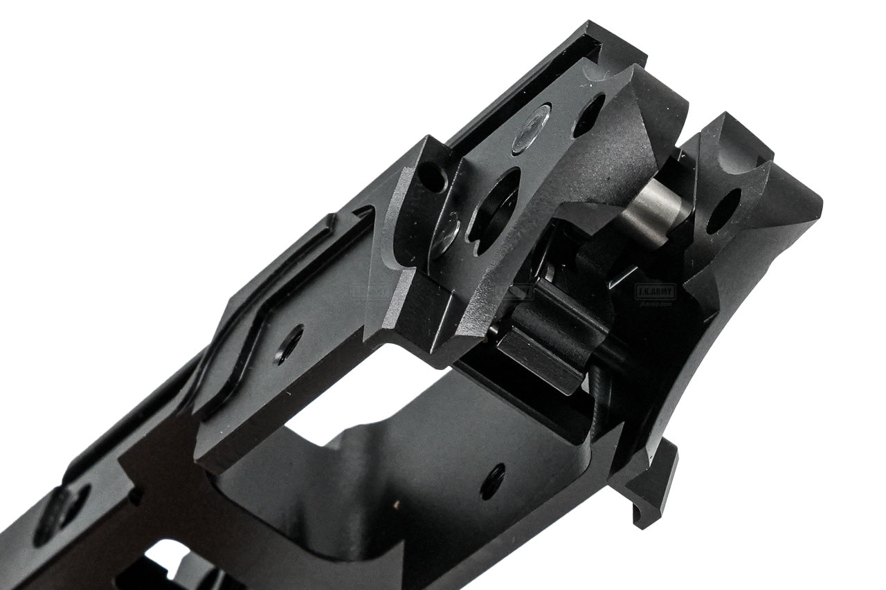 Gunsmith Bros CNC Aluminum STI Style 3.9" Tactical Rail Frame For Marui TM Hi-Capa GBBP Series -Silver