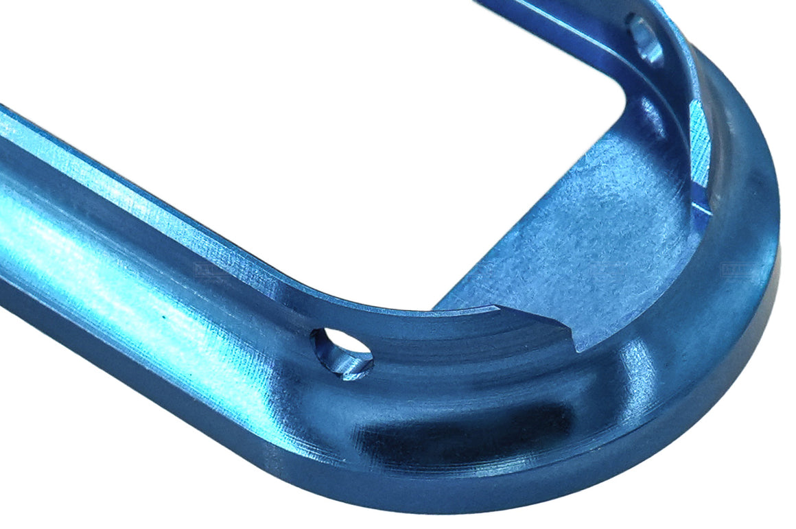 Gunsmith Bros CNC Aluminum INF Style Magwell For Marui TM Hi-Capa GBBP Series -Silver