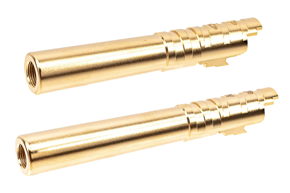 Gunsmith Bros SVP SV Style Steel Outer Barrel For TM Hi-Capa GBBP Airsoft Series ( Gold )-For Hi-Capa 4.3 GBBP