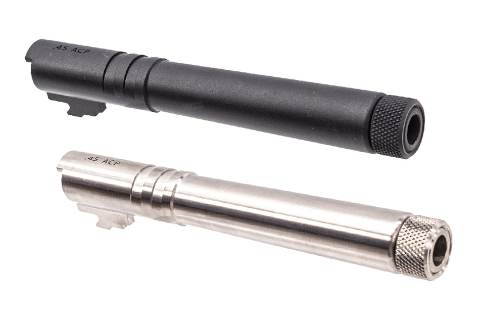 Gunsmith Bros 14mm CCW Threaded Outer Barrel For Marui TM Hi-Capa 5.1 GBBP Series -Silver