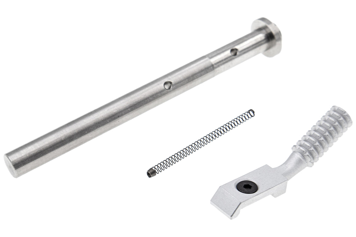 Gunsmith Bros S Style DVC Steel Open Slide for TM Hi-Capa ( Black Slide Gold Comp )