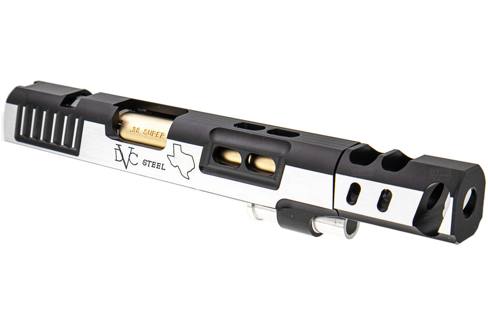 Gunsmith Bros S Style DVC Steel Open Slide for TM Hi-Capa ( 2 Tone Slide with Comp )