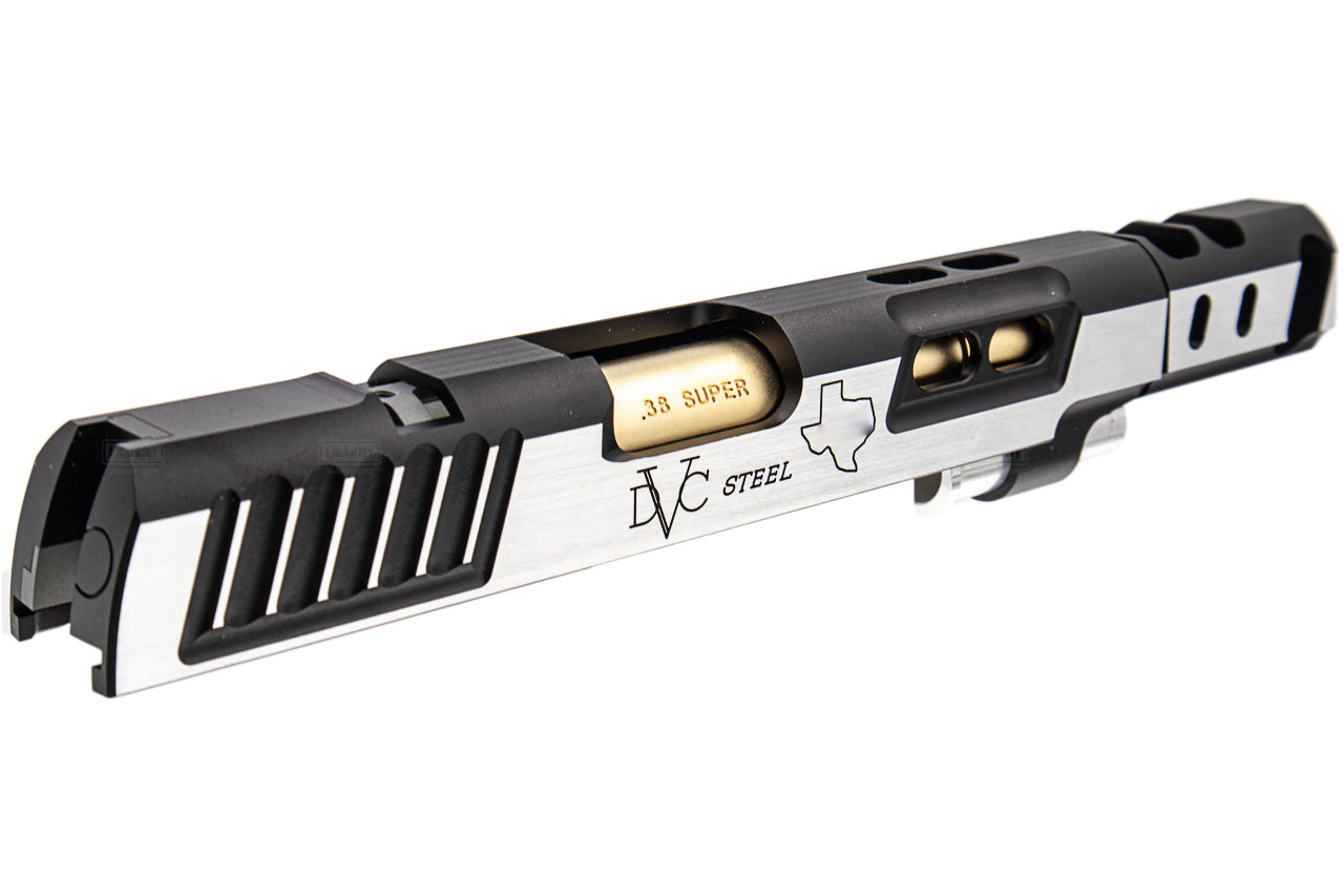 Gunsmith Bros S Style DVC Steel Open Slide for TM Hi-Capa ( 2 Tone Slide with Comp )