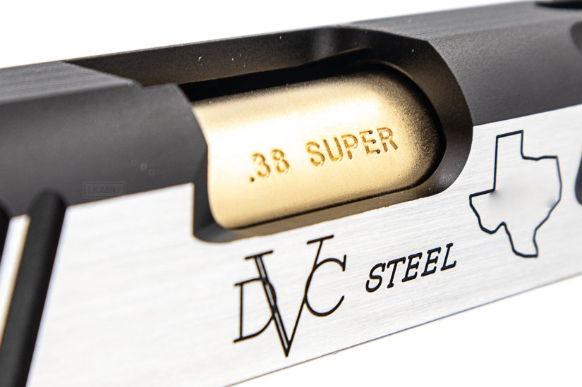 Gunsmith Bros S Style DVC Steel Open Slide for TM Hi-Capa ( 2 Tone Slide with Comp )