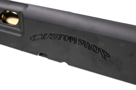 Gunsmith Bros S Style DVC Steel Open Slide for TM Hi-Capa ( Black Slide Gold Comp )