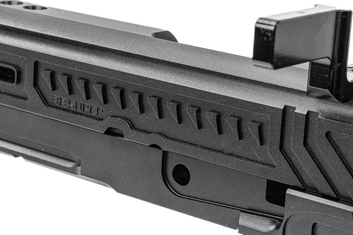 Gunsmith Bros Limcat Style Saber Cat Open Slide Set For Marui TM Hi-Capa GBBP Series -Silver