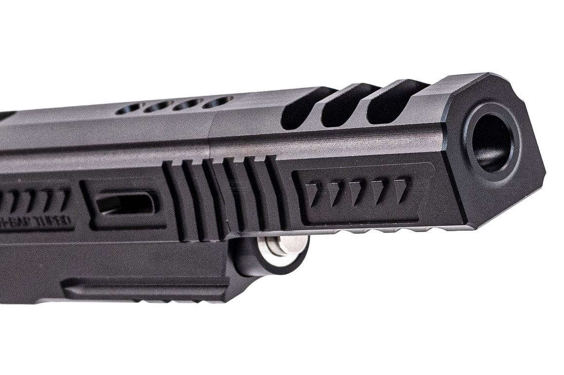 Gunsmith Bros Limcat Style Saber Cat Open Slide Set For Marui TM Hi-Capa GBBP Series -Silver