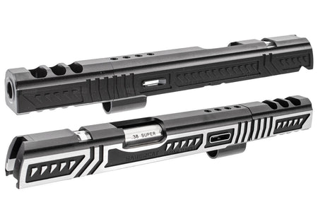 Gunsmith Bros CNC Aluminum Limcat Sabercat Style Open Slide Kit Set For Tokyo Marui TM Hi-Capa Series-2 Tone
