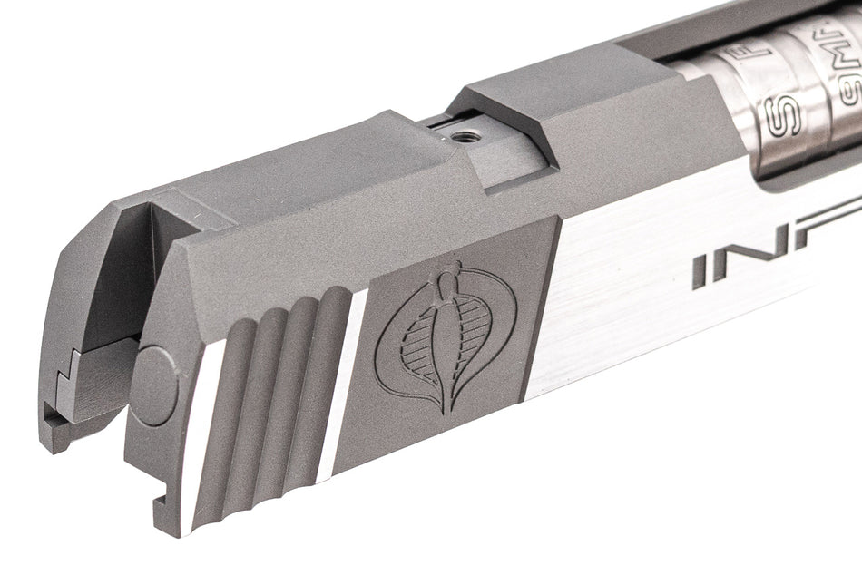 Gunsmith Bros INF Style IMM Cobra Slide Set For Marui TM Hi-Capa GBBP Series -Silver