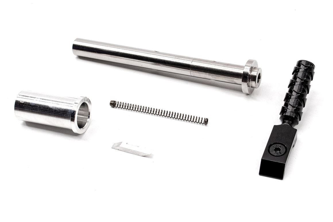 Gunsmith Bros CNC Aluminum TT Style Open Slide Kit Set For Tokyo Marui TM Hi-Capa Series-Silver