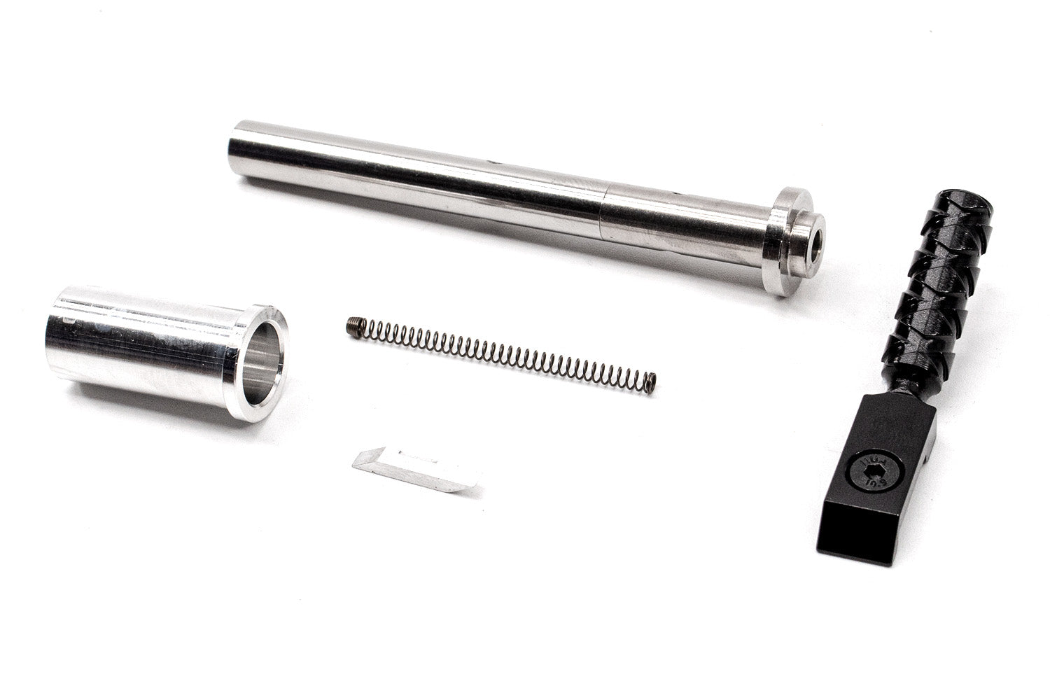 Gunsmith Bros CNC Aluminum TT Style Open Slide Kit Set For Tokyo Marui TM Hi-Capa Series-Silver