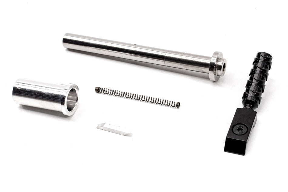 Gunsmith Bros CNC Aluminum TT Style Open Slide Kit Set For Tokyo Marui TM Hi-Capa Series-Silver