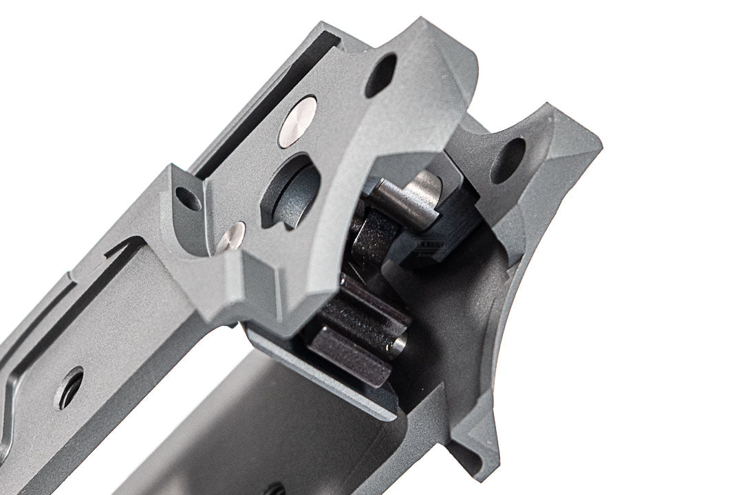 Gunsmith Bros CNC Aluminum DWX 2011Style Optics Slide Kit Set For Tokyo Marui TM Hi-Capa Series-2 Tone Black