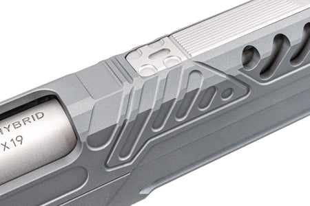 Gunsmith Bros EB Style Tracker Standard Slide Set For Marui TM Hi-Capa GBBP Series -Silver