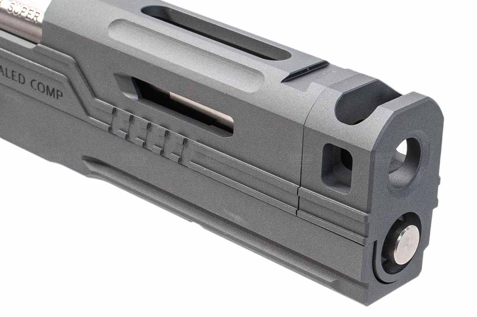 Gunsmith Bros LimCat Style Concealed Comp Carry Optic Slide Kit For Marui TM Hi-Capa GBBP Series-Silver